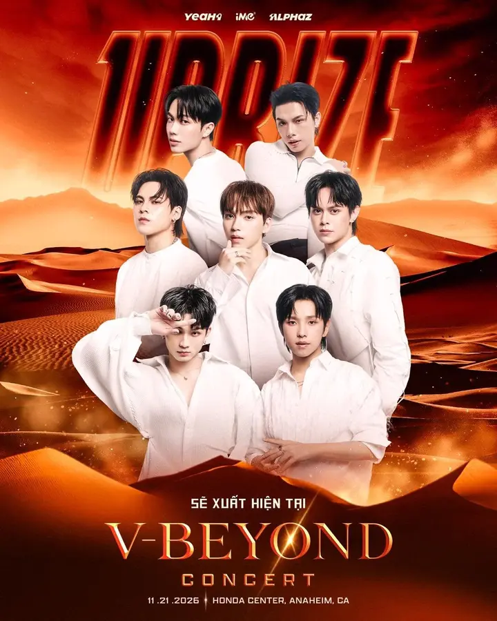 UPRIZE poster for V-BEYOND Concert